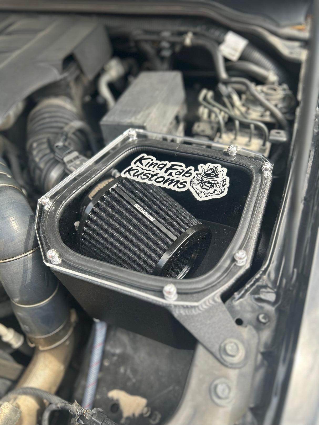 D40 (V6) TURBO DIESEL NAVARA HIGH FLOW POD FILTER AIRBOX