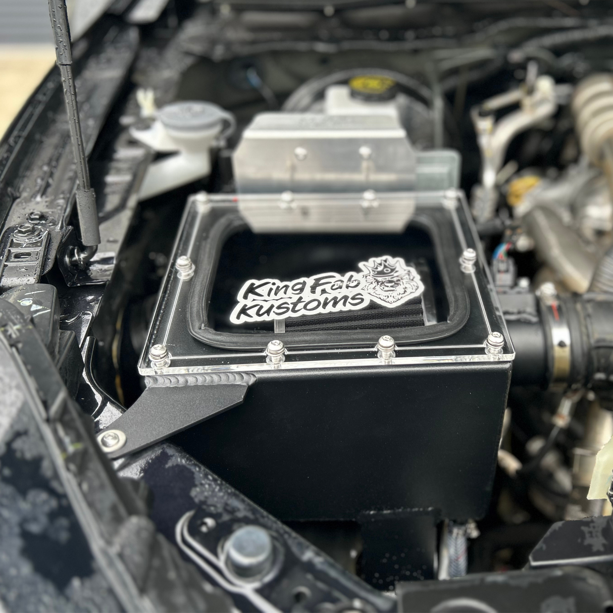 NP300 NAVARA POD FILTER HIGH FLOW AIR BOX