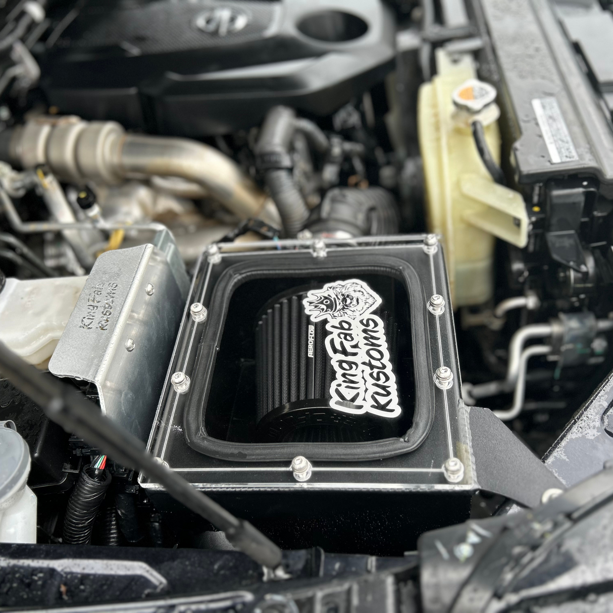 NP300 NAVARA POD FILTER HIGH FLOW AIR BOX