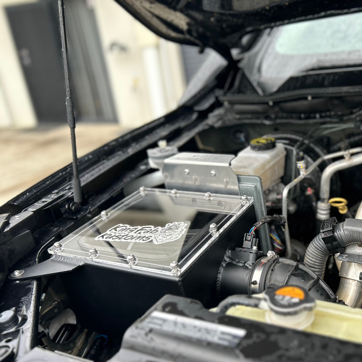 NP300 NAVARA POD FILTER HIGH FLOW AIR BOX