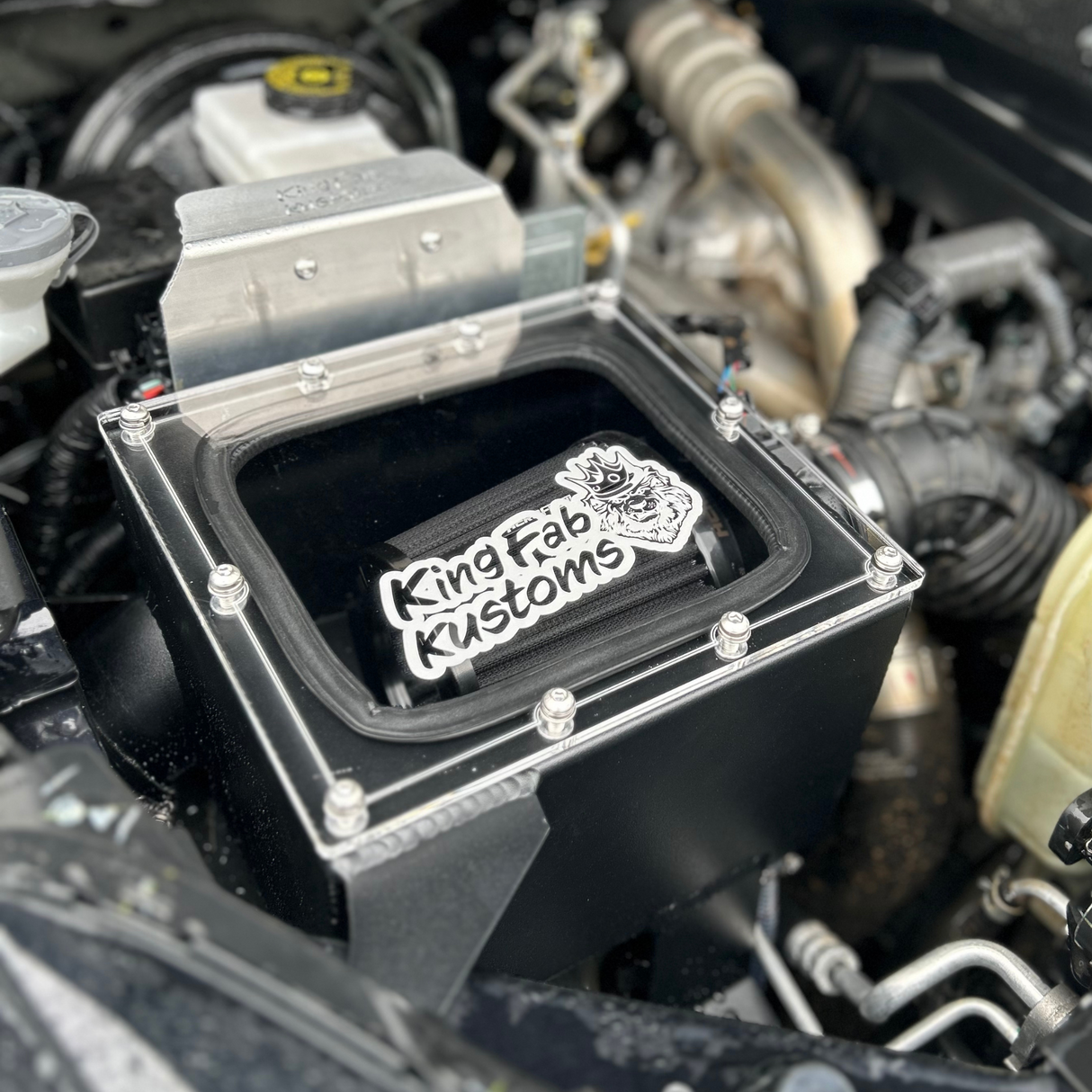 NP300 NAVARA POD FILTER HIGH FLOW AIR BOX